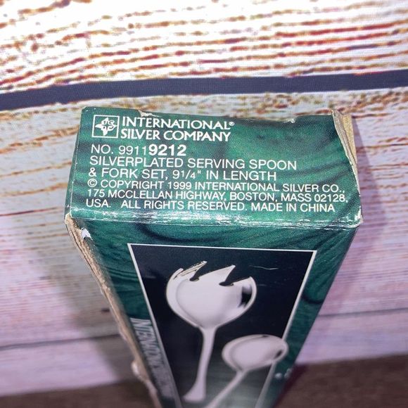 International Silver Company Silver Plated Spoon & Fork Set NWT - Picture 4 of 7